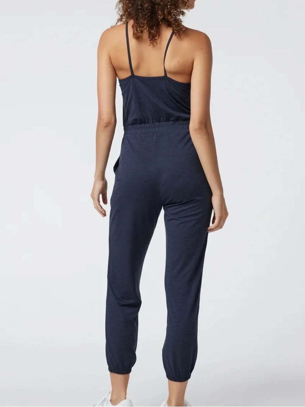 VUORI Lux Size M Navy Blue Jogger Jumpsuit Athleisure Travel Comfy - Picture 2 of 14